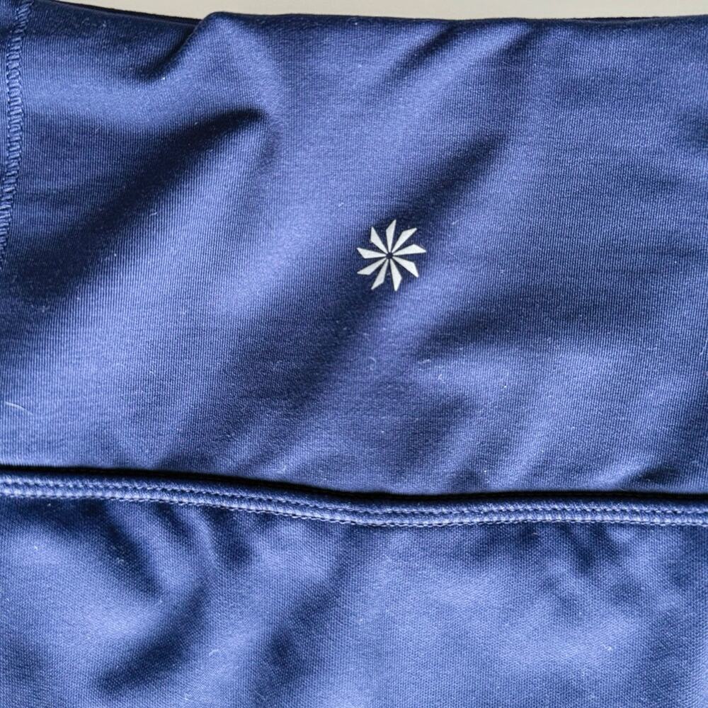Athleta Womens M Fairway Golf Skort 18" Stretch Pockets Navy Blue - Picture 5 of 12